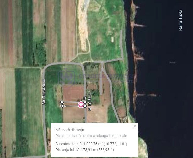 TUZLA - Teren intravilan 1000 mp, langa lacul Techirghiol!