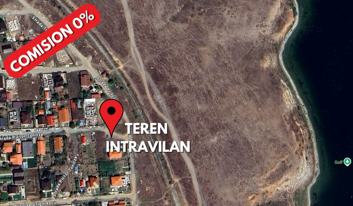 Teren Intravilan Limanu – 691mp - Prima Linie Spre Golf
