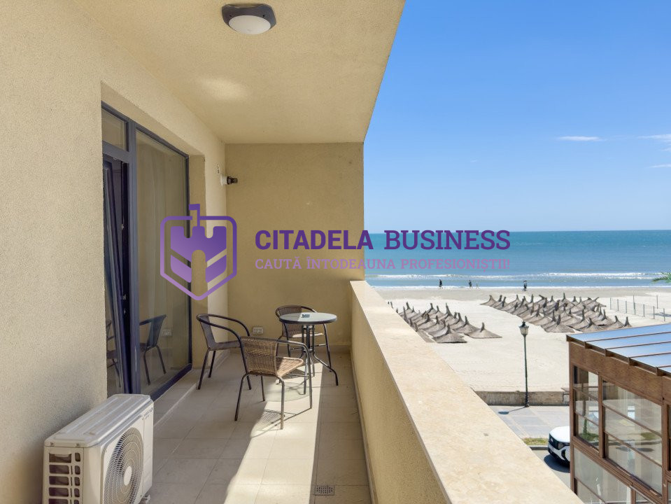 Apartament 2 camere in Mamaia Nord, in prima linie la MARE cu parcare