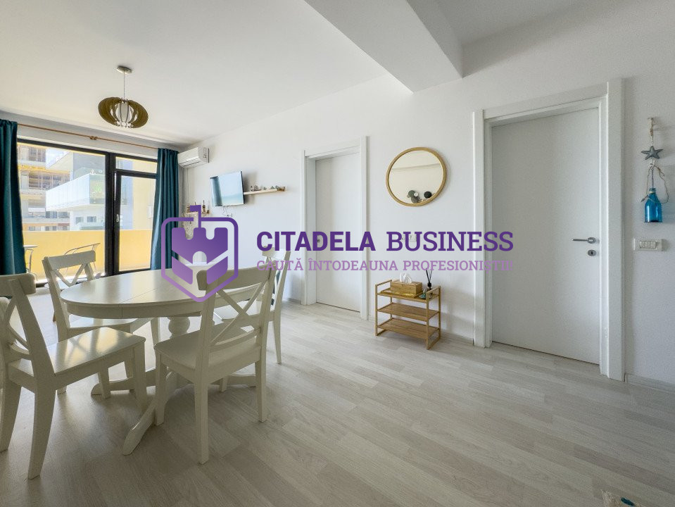 Apartament 2 camere in Mamaia Nord, in prima linie la MARE cu parcare