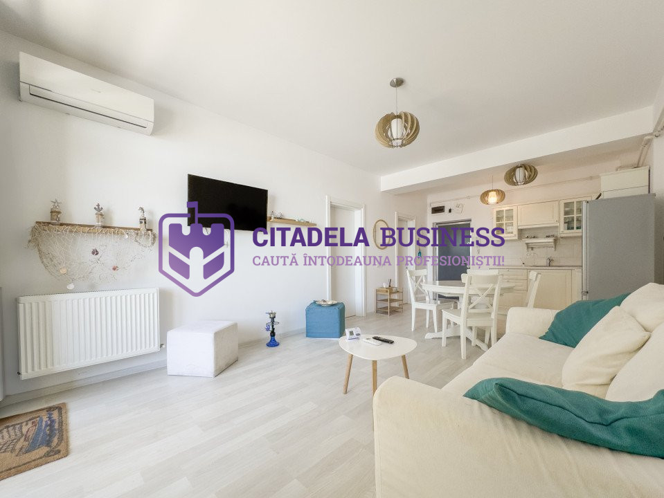 Apartament 2 camere in Mamaia Nord, in prima linie la MARE cu parcare