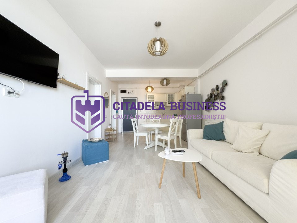 Apartament 2 camere in Mamaia Nord, in prima linie la MARE cu parcare