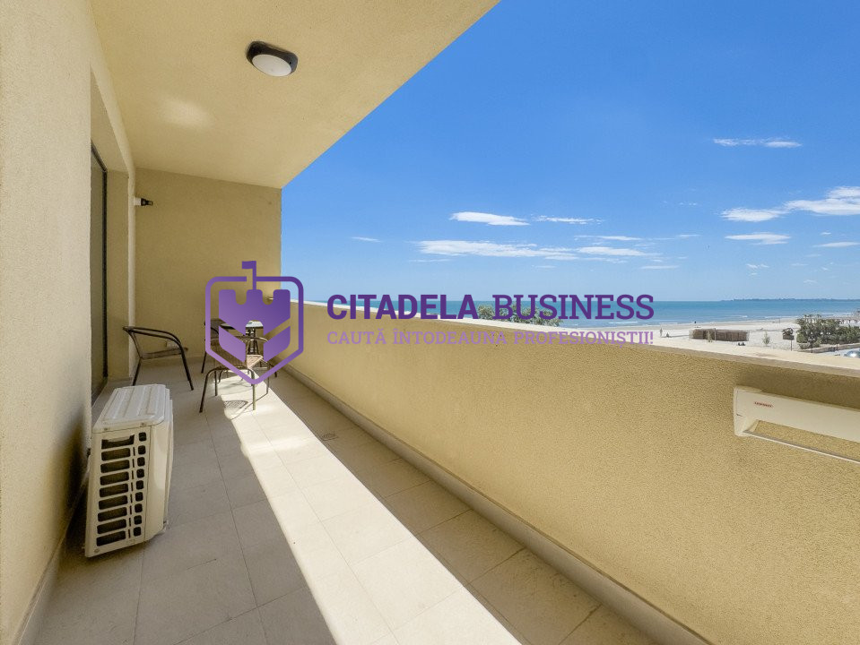 Apartament 2 camere in Mamaia Nord, in prima linie la MARE cu parcare