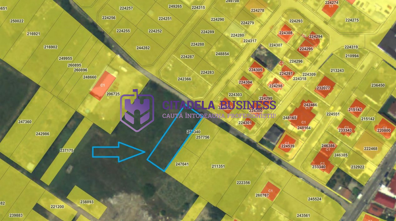 Teren de vânzare – 850 mp în cartierul Viile Noi, Constanța 