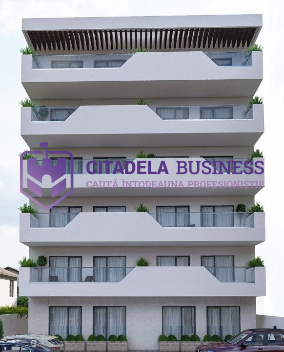 Bloc cu piscina pe acoperis in Mamaia Nord - Apartament finisat la cheie