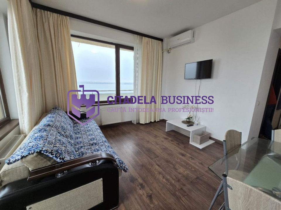 MAMAIA NORD-Apartament 2 camere cu vedere panoramica la lac si mare. 