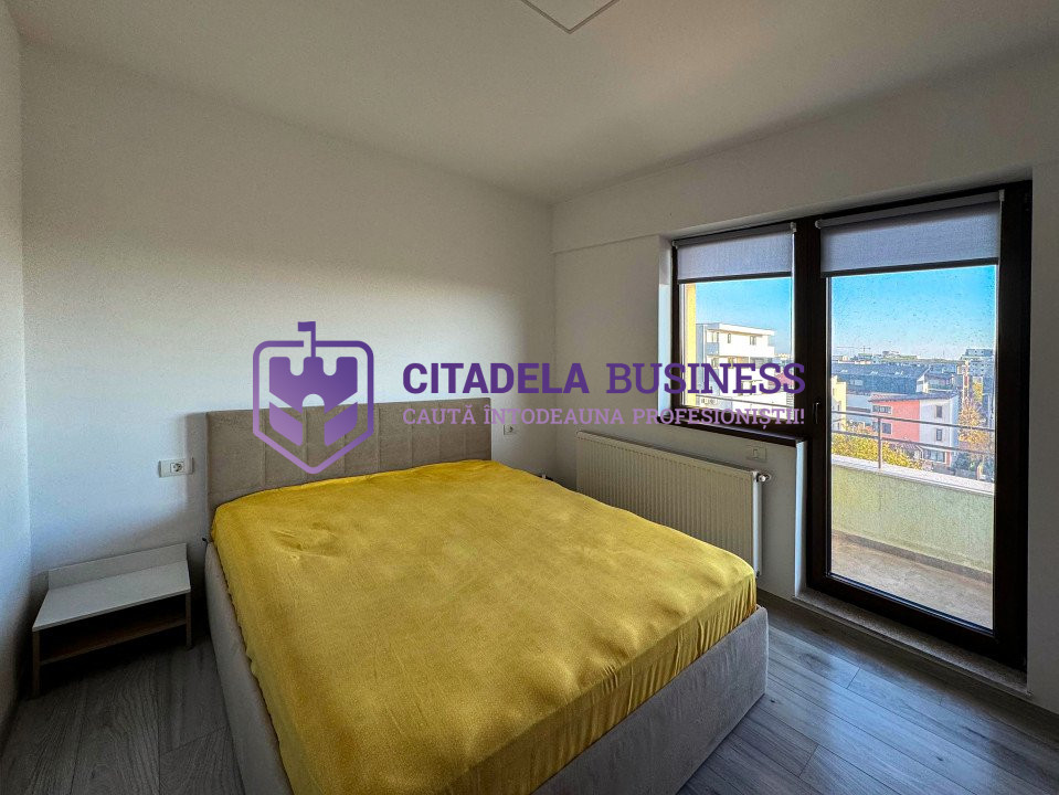 Apartament 3 camere, etaj 3 cu 2 balcoane - mobilat complet - Tomis Plus, Boreal