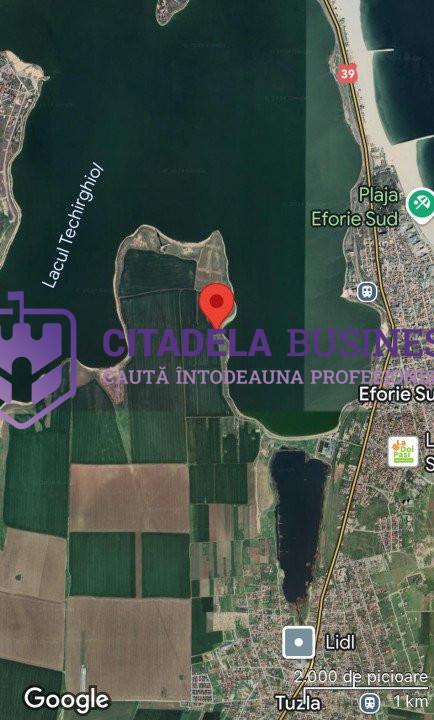 Oportunitate investiție,  Tuzla, teren intravilan cu vedere la Lacul Techirghiol