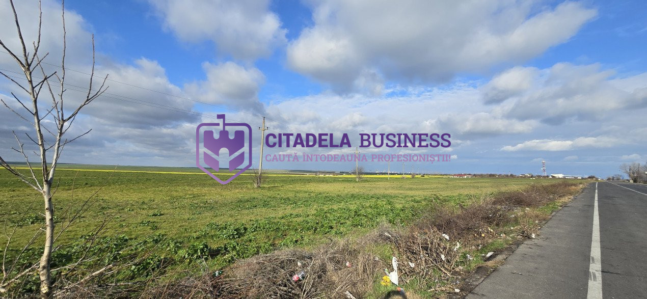 Teren intravilan 3,7 ha in Vama Veche, deschidere la DN39, la 300 ml de granita 
