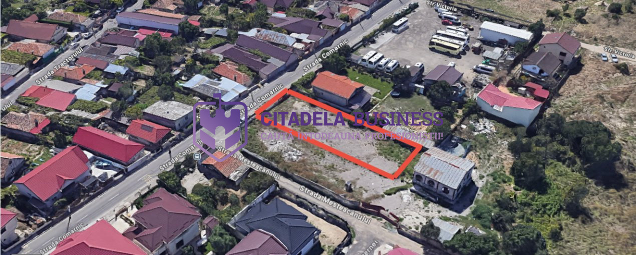 Teren intravilan 800 mp Constanța zona Viile Noi strada Comarnic de investitie