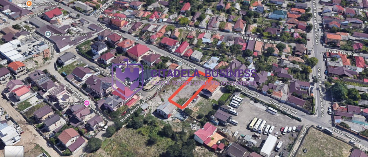 Teren intravilan 800 mp Constanța zona Viile Noi strada Comarnic de investitie