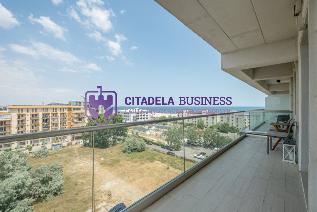 Apartament cu vedere dubla – mare si lac – in inima statiunii Mamaia