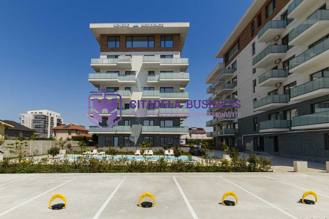 Apartament decomandat cu bucatarie inchisa, luminos, piscina