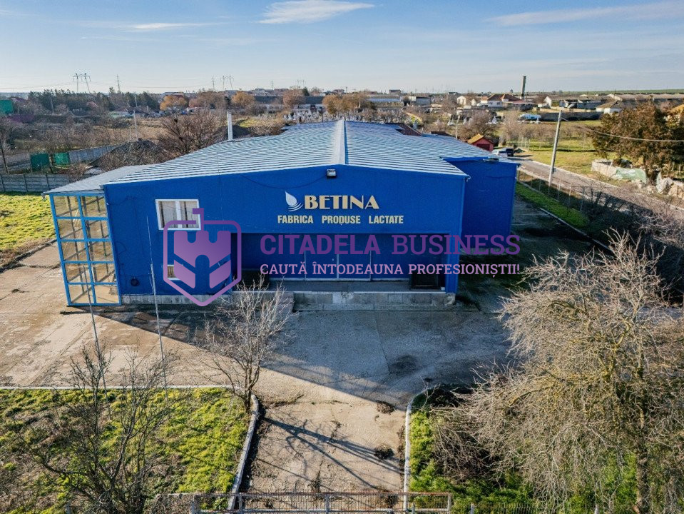 HALA ideala pentru PRODUCTIE ALIMENTARA, Poiana, Ovidiu – 827 mp, teren 4066 mp