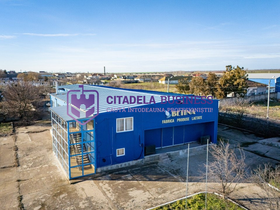HALA ideala pentru PRODUCTIE ALIMENTARA, Poiana, Ovidiu – 827 mp, teren 4066 mp