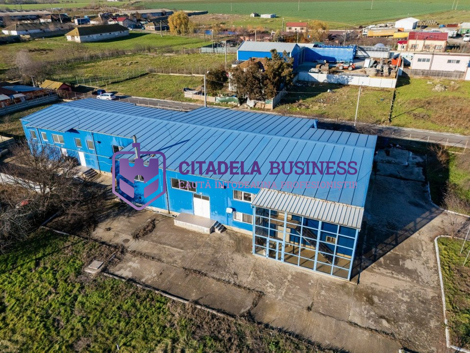 HALA ideala pentru PRODUCTIE ALIMENTARA, Poiana, Ovidiu – 827 mp, teren 4066 mp