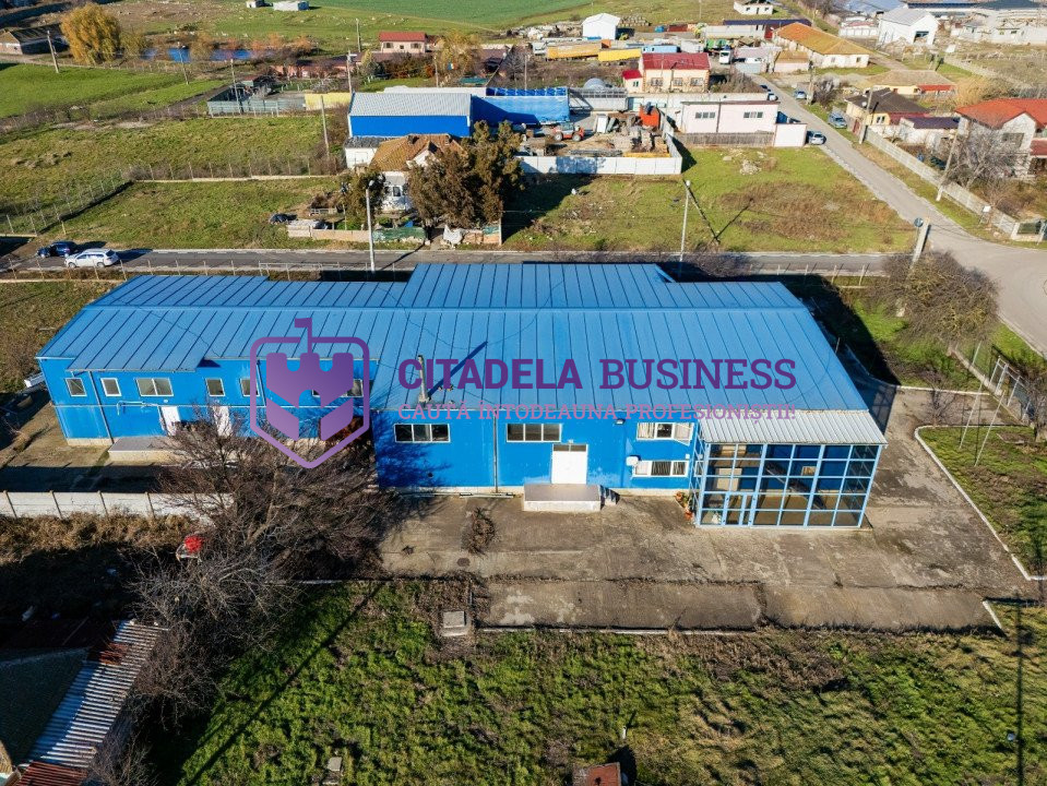 HALA ideala pentru PRODUCTIE ALIMENTARA, Poiana, Ovidiu – 827 mp, teren 4066 mp