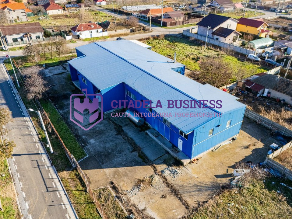 HALA ideala pentru PRODUCTIE ALIMENTARA, Poiana, Ovidiu – 827 mp, teren 4066 mp