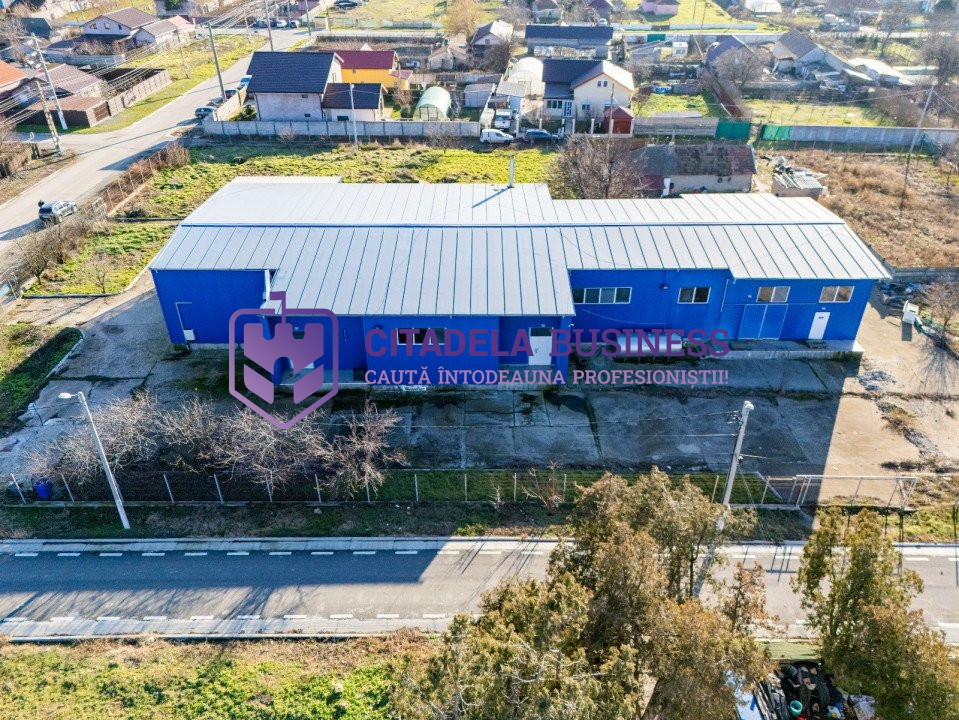 HALA ideala pentru PRODUCTIE ALIMENTARA, Poiana, Ovidiu – 827 mp, teren 4066 mp