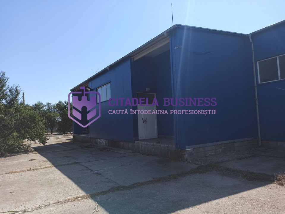 HALA ideala pentru PRODUCTIE ALIMENTARA, Poiana, Ovidiu – 827 mp, teren 4066 mp