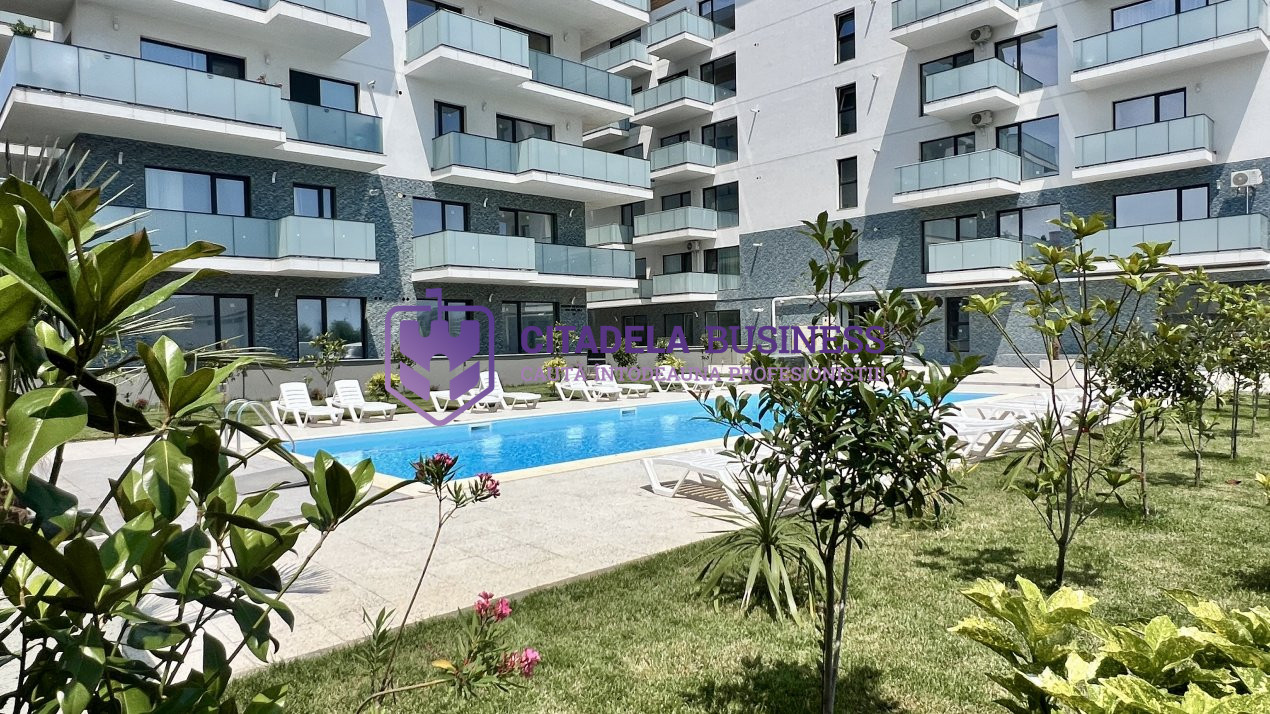 Apartament cu vedere spre PISCINA in bloc finalizat
