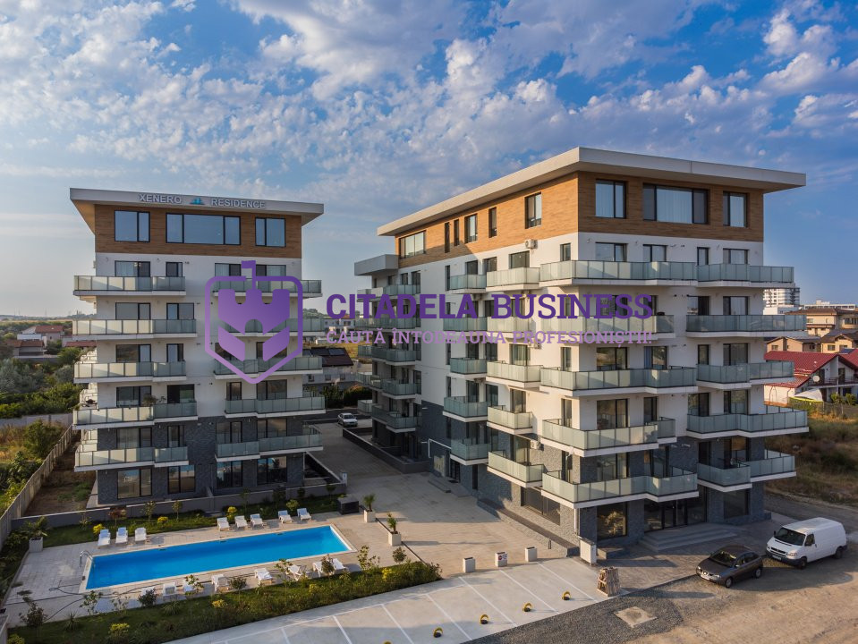 Apartament cu vedere spre PISCINA in bloc finalizat