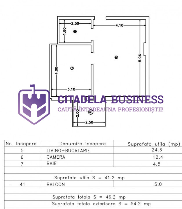 Apartament cu vedere spre PISCINA in bloc finalizat Mamaia Sat