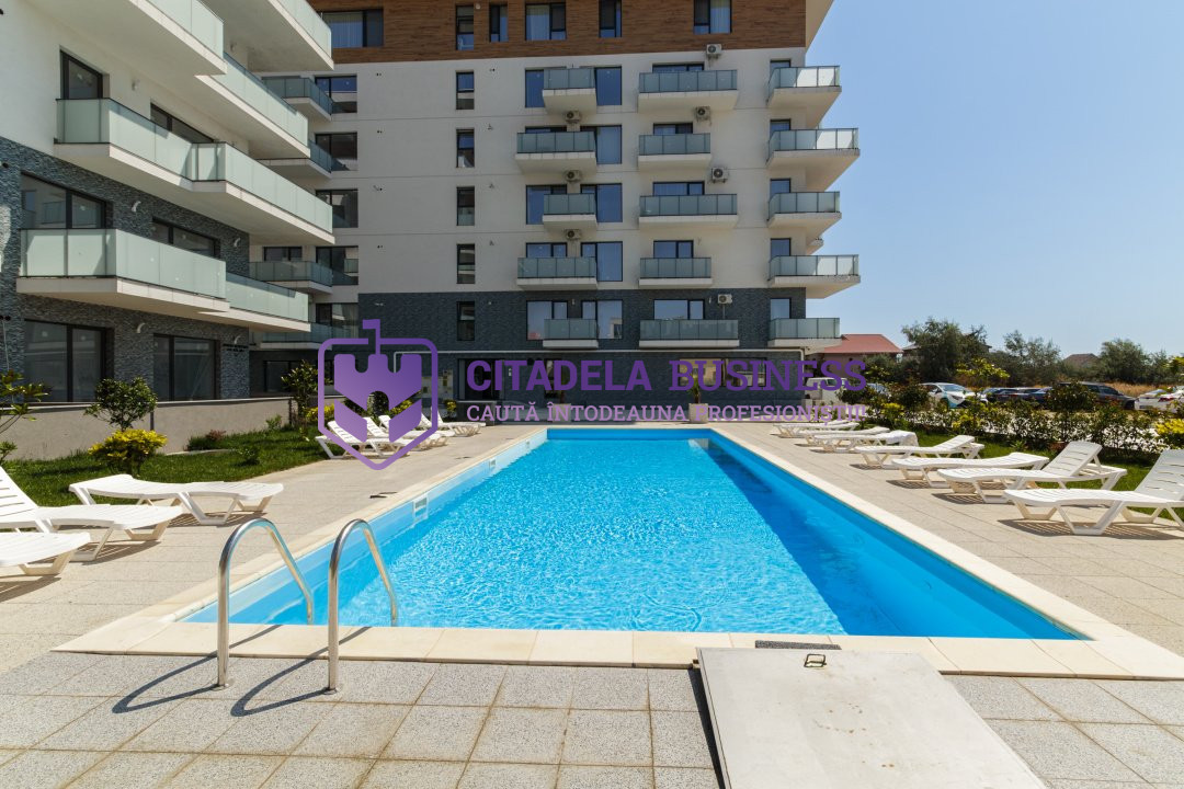 Locuinta cu bucatarie inchisa, luminosa bloc finalizat Mamaia Nord