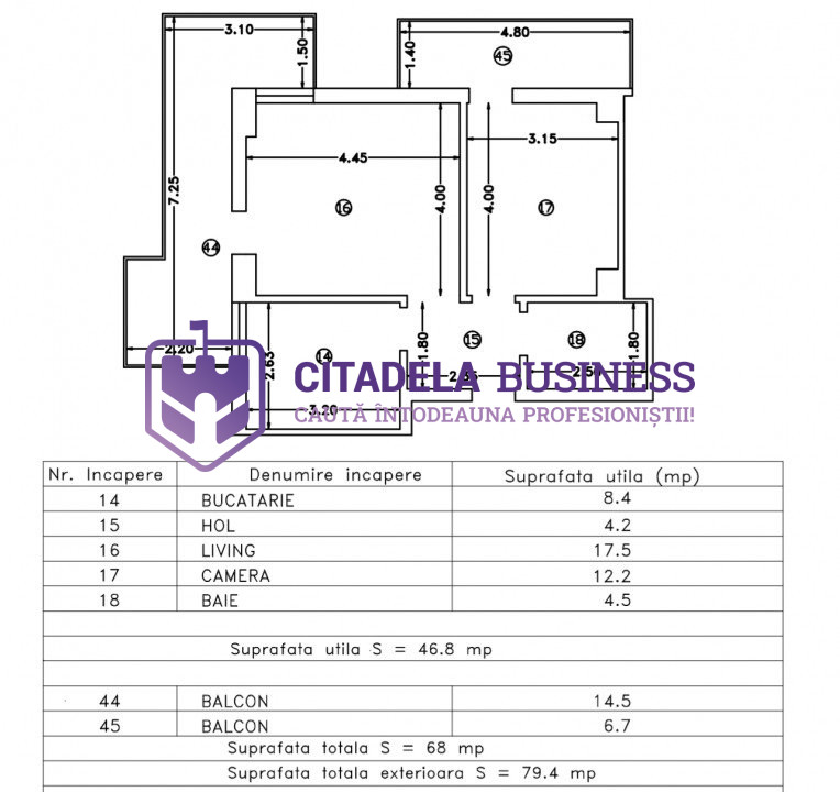 Apartament cu bucatarie inchisa, luminosa bloc finalizat Mamaia Nord, piscina