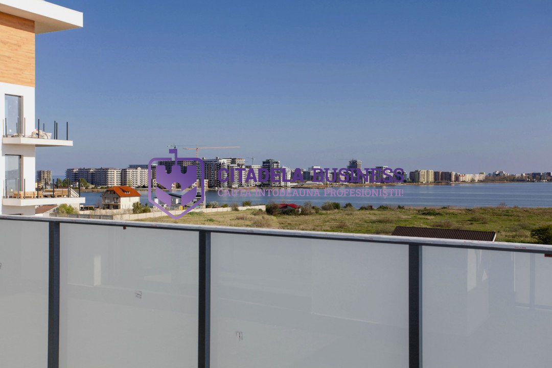 Apartament cu bucatarie inchisa, luminosa bloc finalizat Mamaia Nord, piscina