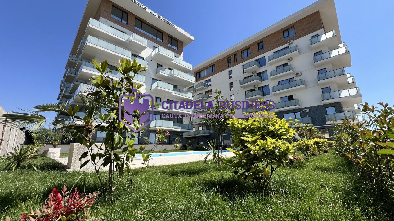 Apartament decomandat cu bucatarie inchisa, luminos, piscina