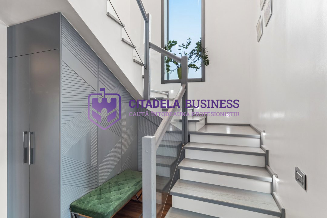 Casă elegantă 4 camere în zona Hanul Piraților – 236 mp, teren 350 mp, mobilata