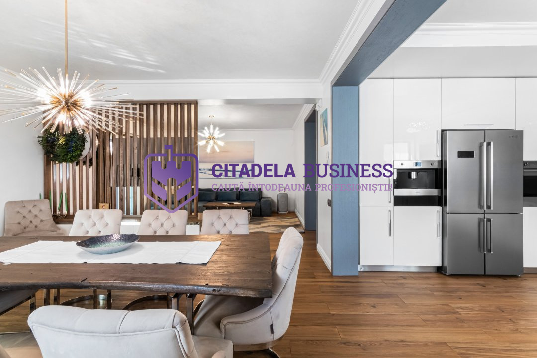 Casă elegantă 4 camere în zona Hanul Piraților – 236 mp, teren 350 mp, mobilata