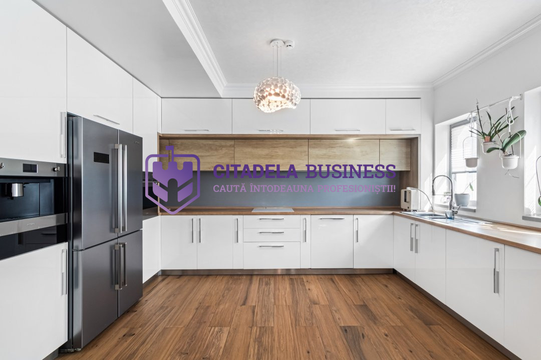 Casă elegantă 4 camere în zona Hanul Piraților – 236 mp, teren 350 mp, mobilata