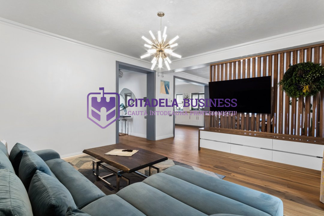 Casă elegantă 4 camere în zona Hanul Piraților – 236 mp, teren 350 mp, mobilata