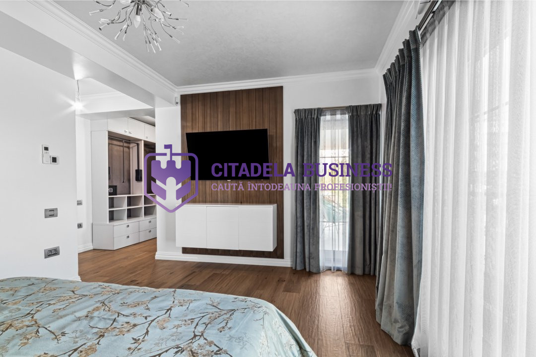 Casă elegantă 4 camere în zona Hanul Piraților – 236 mp, teren 350 mp, mobilata