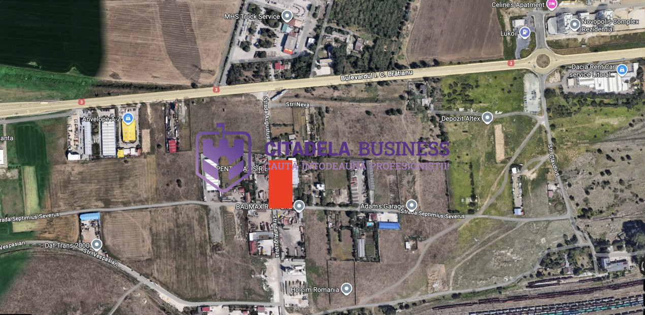 Teren industrial in Constanta 5000 mp cu PUD aprobat Hale