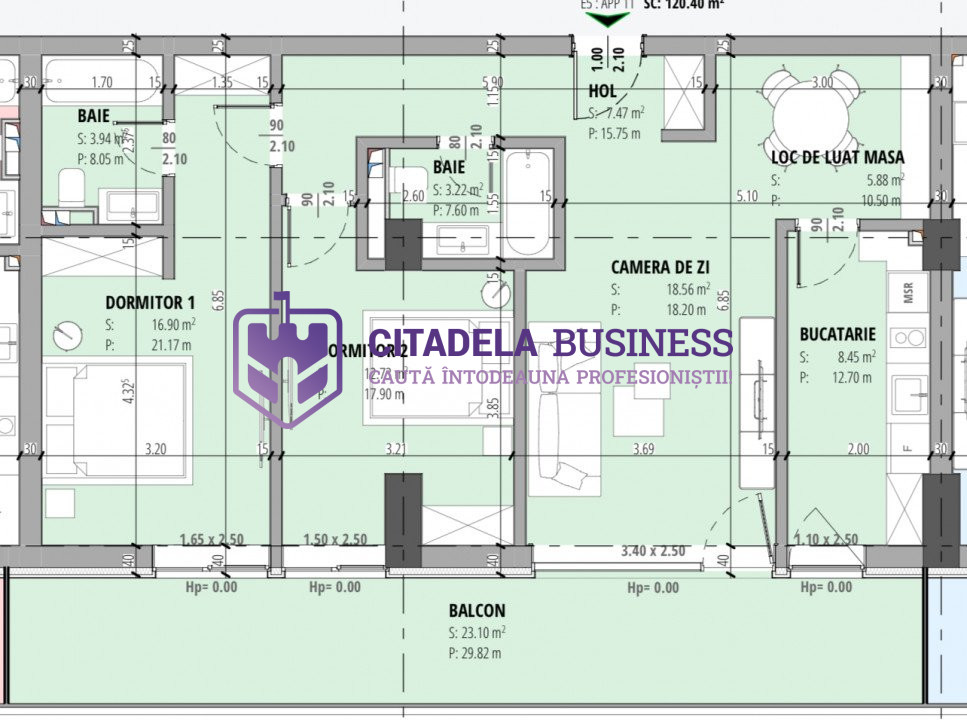 FINALIZAT! Apartament 3 camere cu terasă spațioasă – Primavera Campus, Constanța