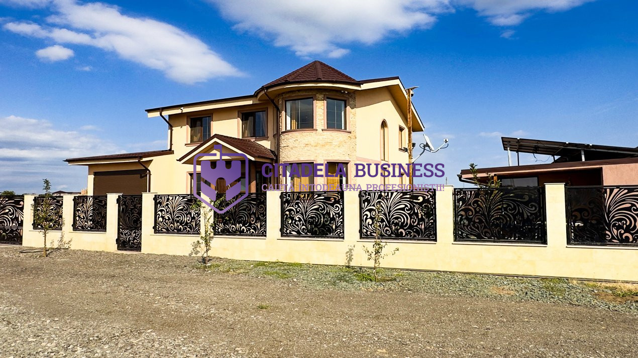 Vila cu 5 camere in Constanta-mobilata si utilata modern, independentă energetic