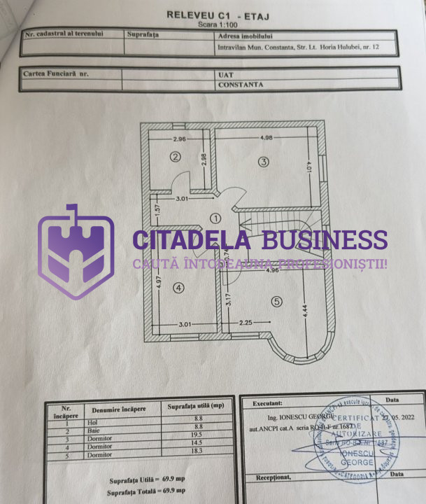 Vila cu 5 camere in Constanta-mobilata si utilata modern, independentă energetic