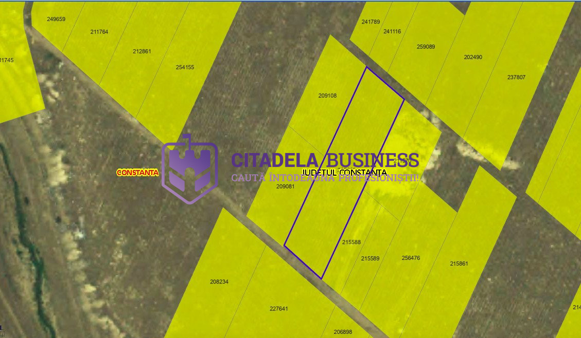 Teren intravilan construibil 2500 mp zona Boreal Bd.Tomis, pentru cartier de vil