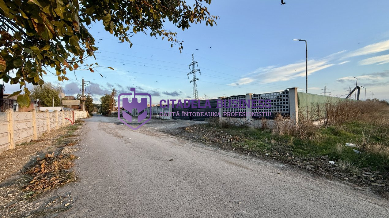Teren industrial in Constanta 5000 mp cu PUD aprobat Hale AUTOSTRADA