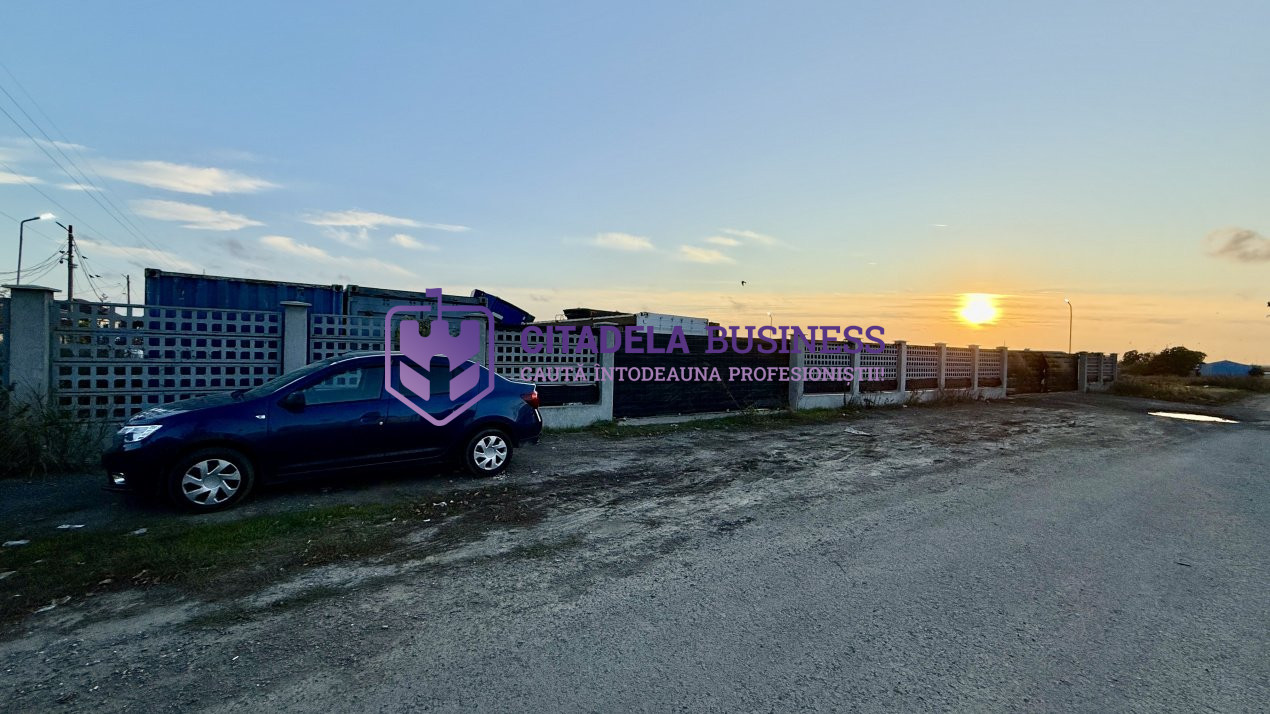 Teren industrial in Constanta 5000 mp cu PUD aprobat Hale AUTOSTRADA