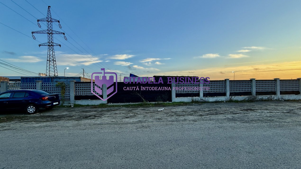 Teren industrial in Constanta 5000 mp cu PUD aprobat Hale AUTOSTRADA