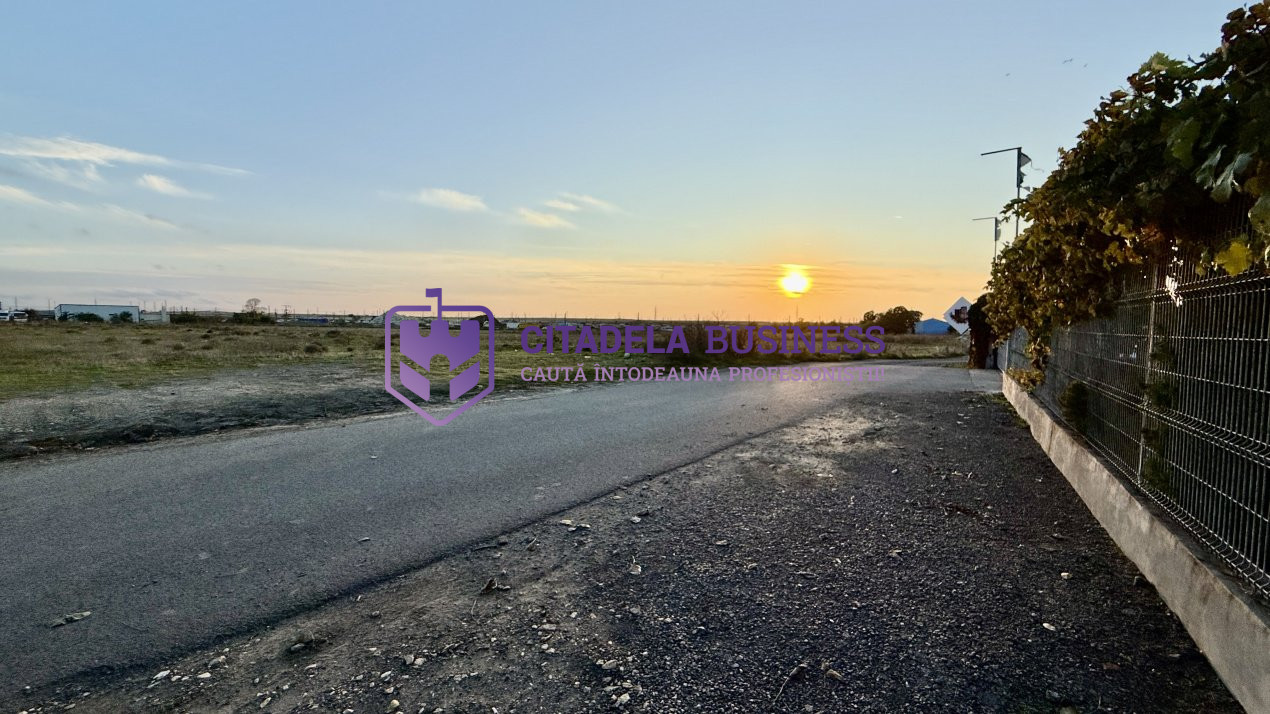Teren industrial in Constanta 5000 mp cu PUD aprobat Hale AUTOSTRADA