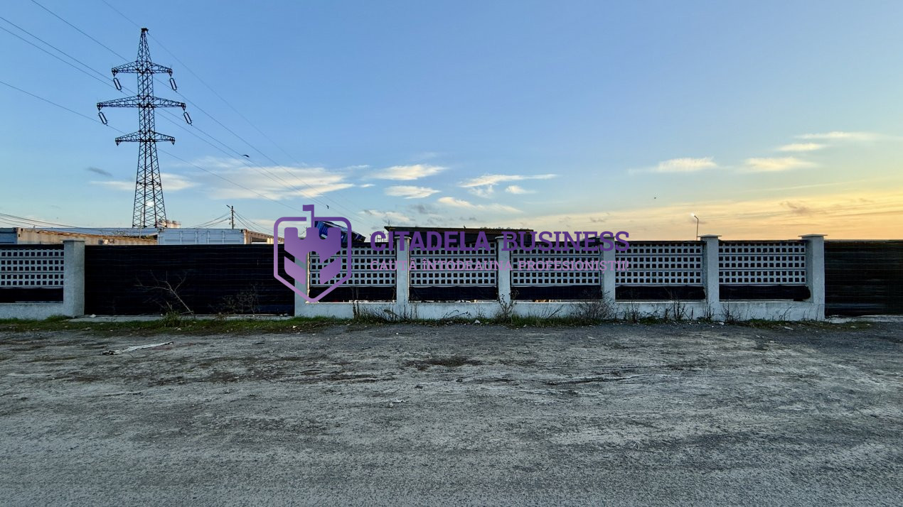 Teren industrial in Constanta 5000 mp cu PUD aprobat Hale AUTOSTRADA