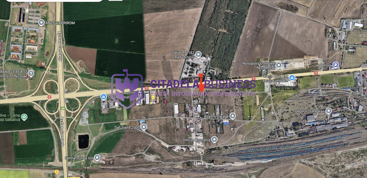 Teren industrial in Constanta 5000 mp cu PUD aprobat Hale AUTOSTRADA