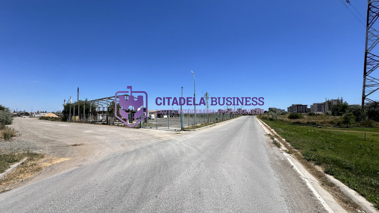Teren pentru HALA 6.600 mp – POD Năvodari, Ecluza – Rompetrol PORT Midia