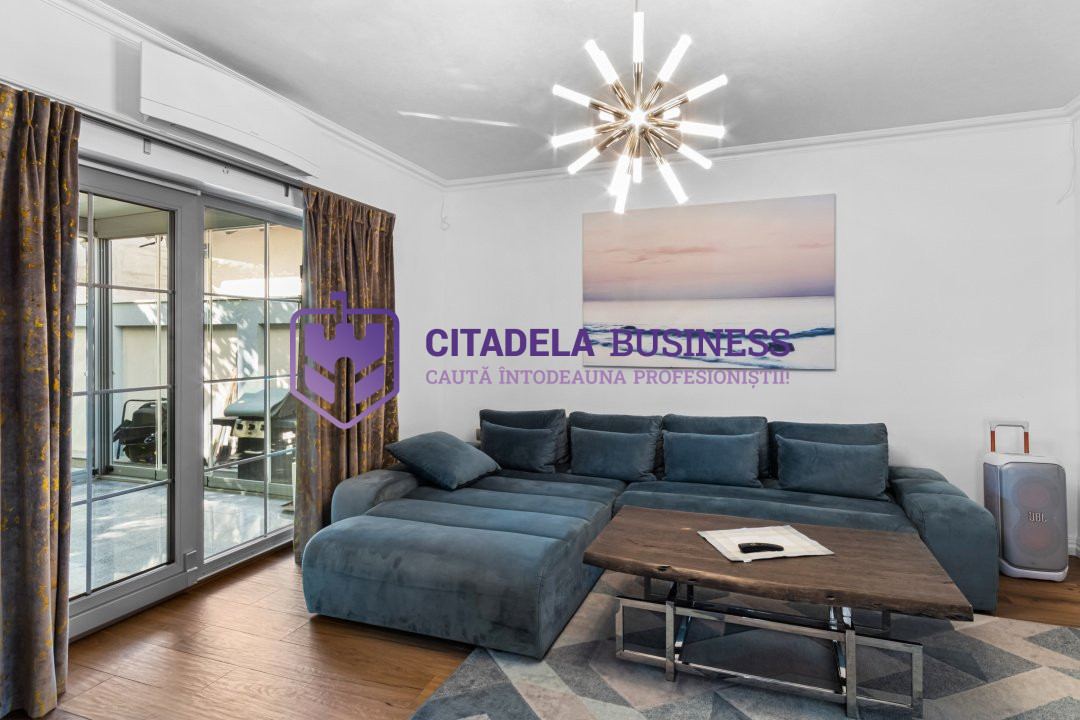 Casă elegantă 4 camere în zona Hanul Piraților – 236 mp, teren 350 mp, mobilata