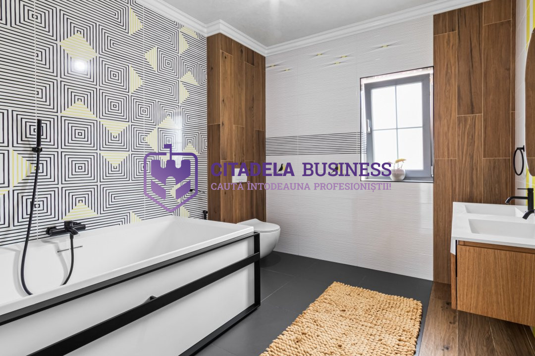 Casă elegantă 4 camere în zona Hanul Piraților – 236 mp, teren 350 mp, mobilata